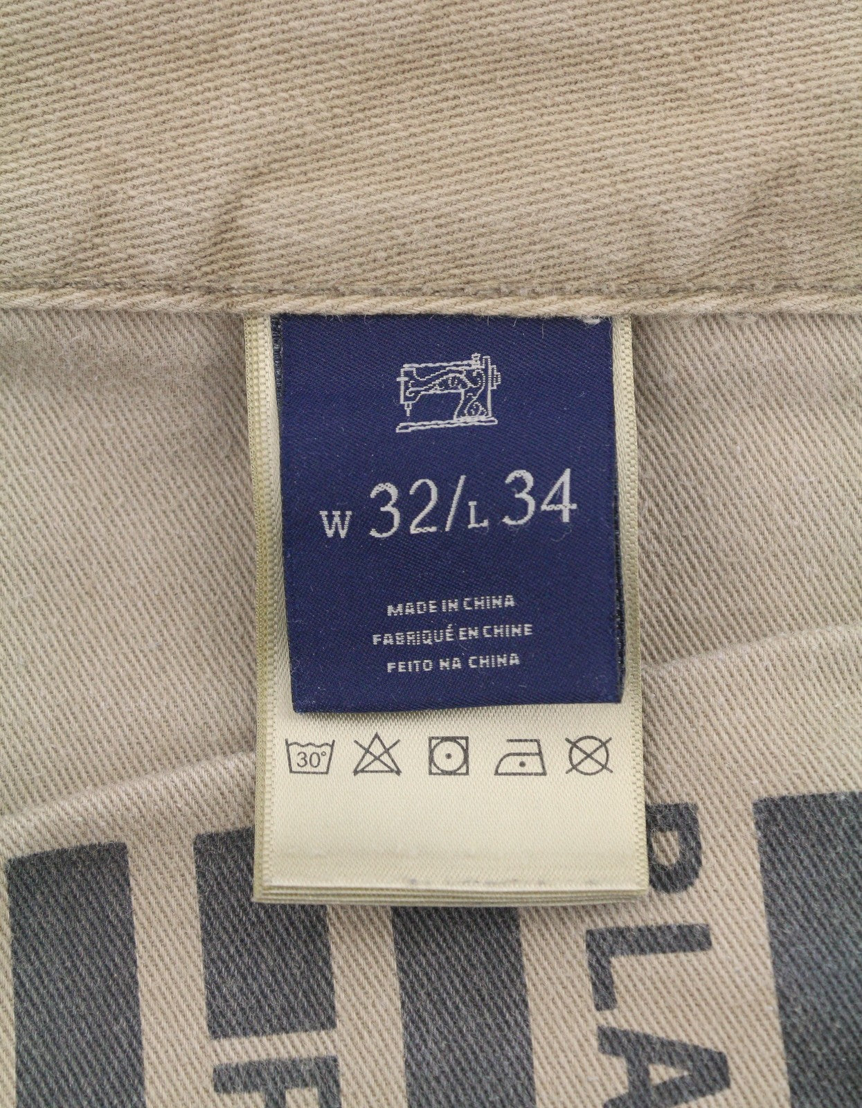 SCOTCH & SODA Ralston Men Jeans W32/L34 Beige Whiskers Faded Button Fly Slim Fit