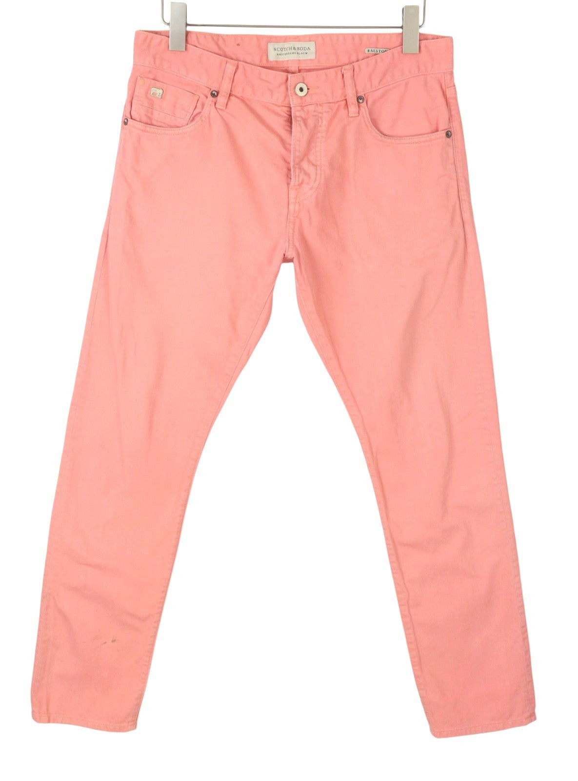 SCOTCH & SODA Ralston Men Jeans W31/L32 Pink Button Fly Slim Fit