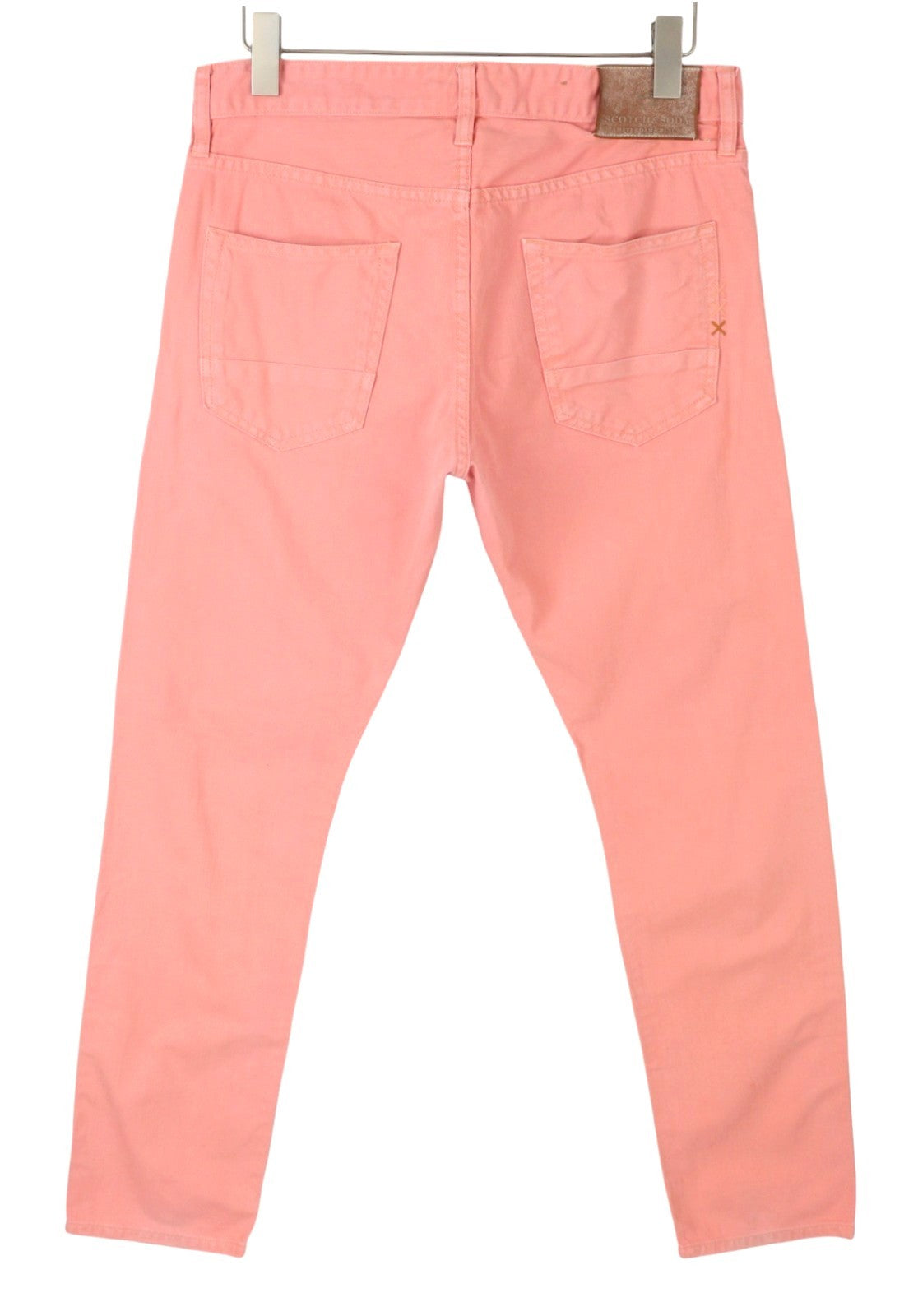 SCOTCH & SODA Ralston Men Jeans W31/L32 Pink Button Fly Slim Fit