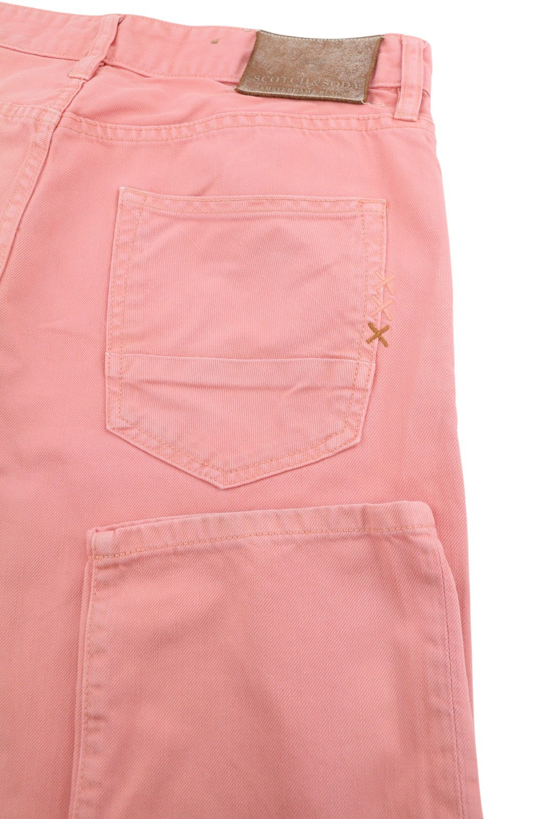 SCOTCH & SODA Ralston Men Jeans W31/L32 Pink Button Fly Slim Fit
