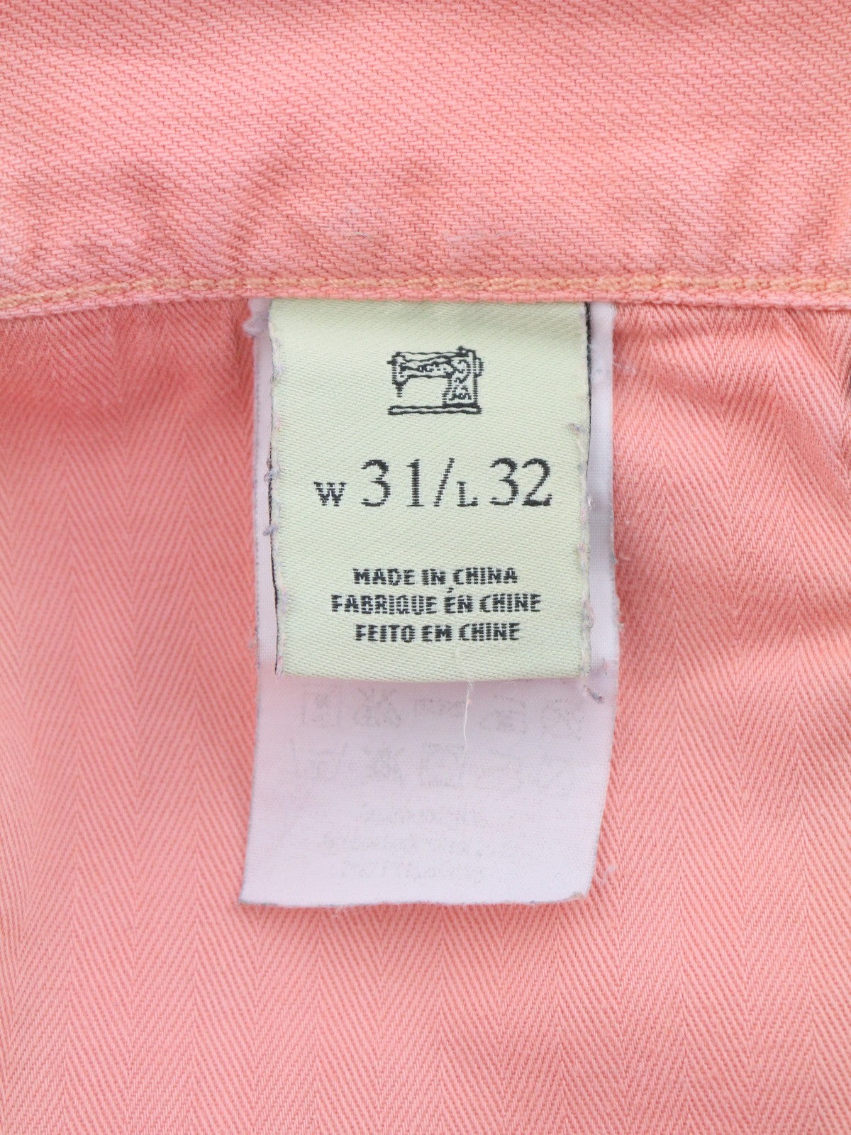 SCOTCH & SODA Ralston Men Jeans W31/L32 Pink Button Fly Slim Fit