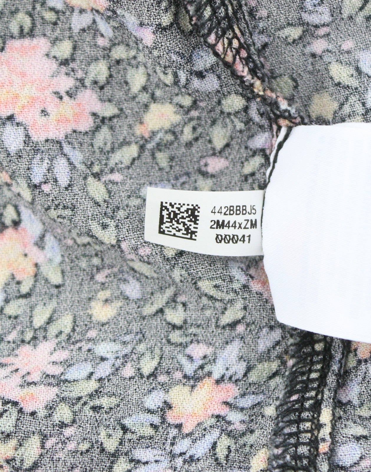 AMERICAN EAGLE OUTFITTERS Women Blouse XS Floral Print Button-Up Short Sleeve