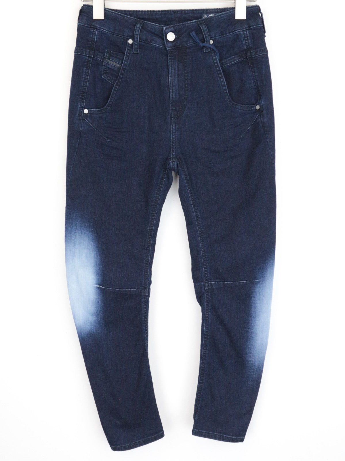 DIESEL Fayza-Ne 0687D Women Jeans W23 Sweat Jogg Boyfriend Blue Stretch Girls