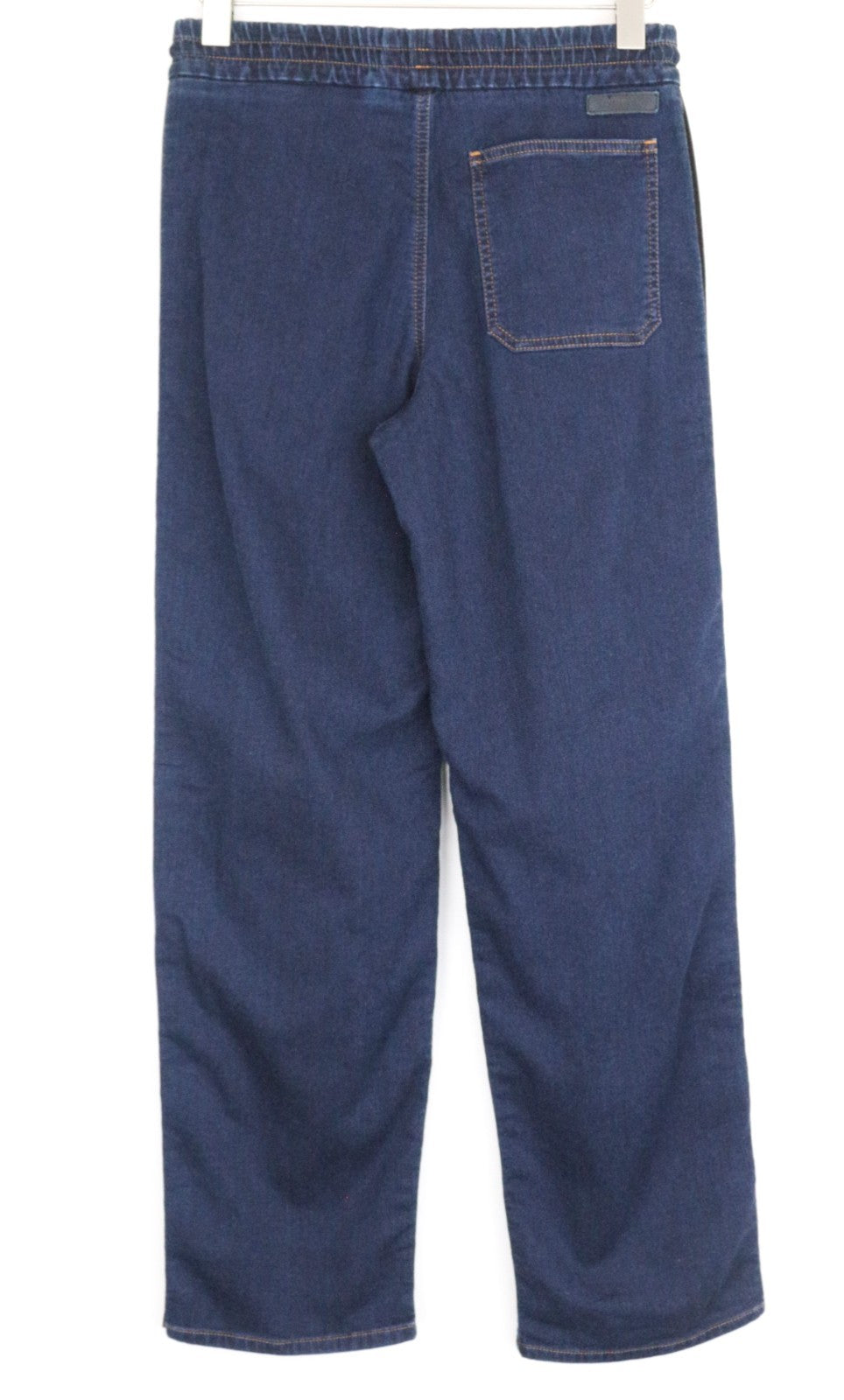 DIESEL Abbie-Ne 069AW Women Jeans W27 Sweat Jogg Wide Blue Cotton Stretch