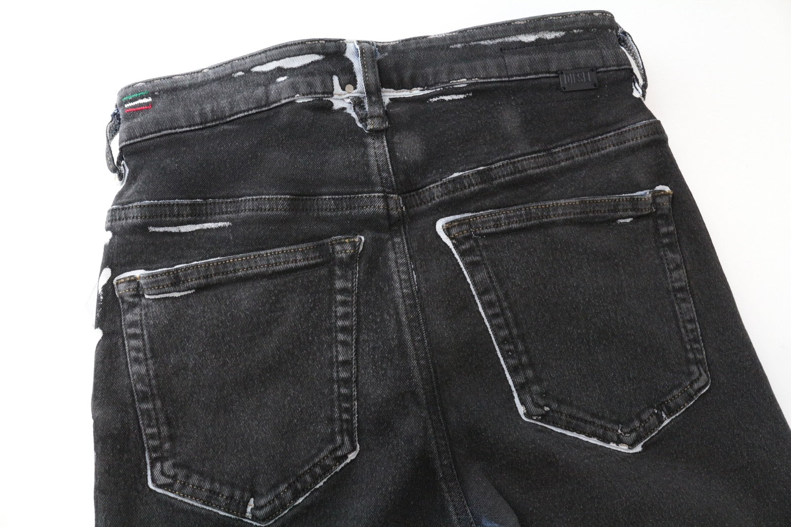 DIESEL Slandy-High-SP 0890M Women Jeans W26/L32 Super Skinny Wash Blue Stretch