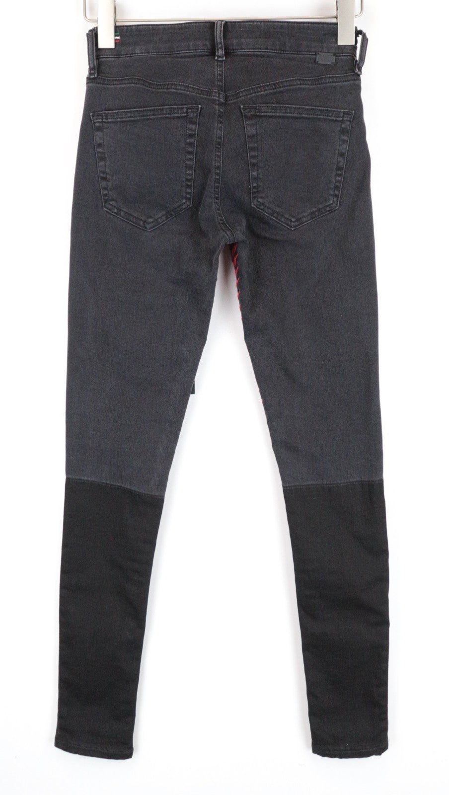 DIESEL Slandy-F 082AM Women Jeans W28/L30 Super Slim Skinny Grey Cotton Stretch