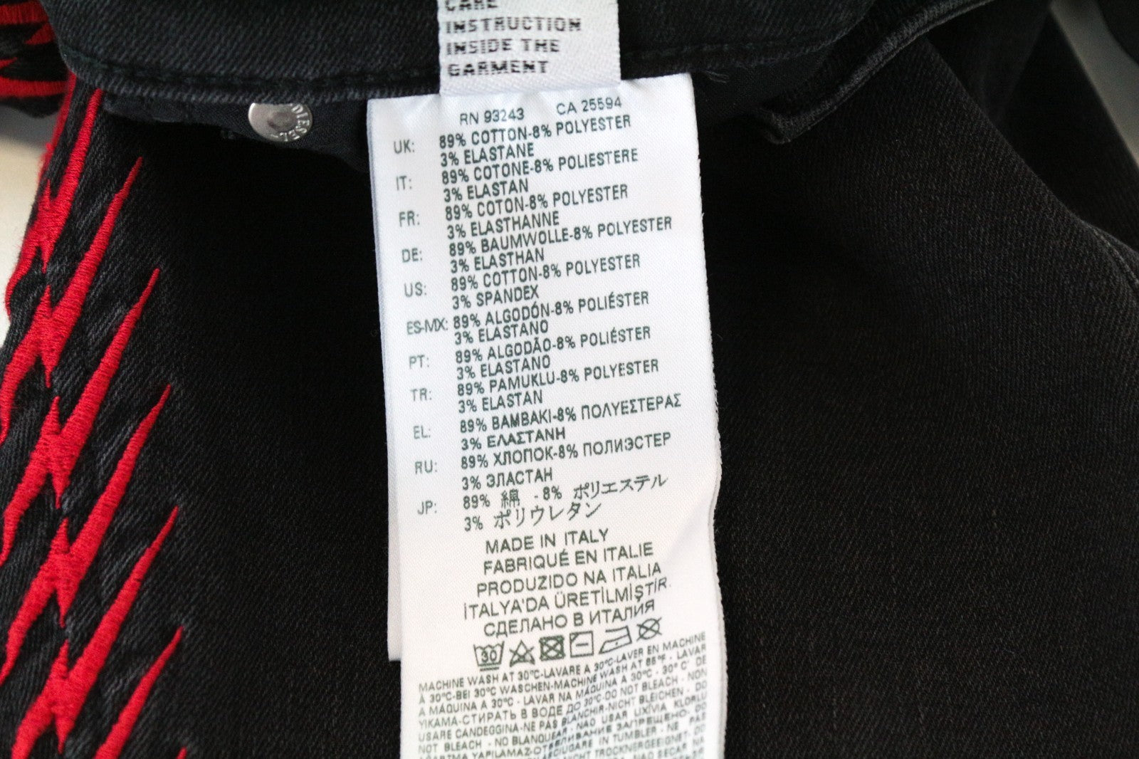 DIESEL Slandy-F 082AM Women Jeans W28/L30 Super Slim Skinny Grey Cotton Stretch