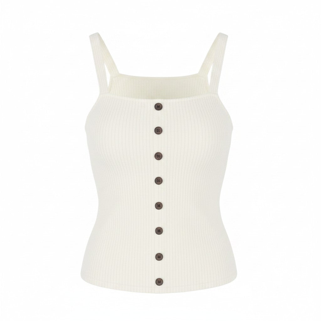 AMERICAN EAGLE OUTFITTERS Women T-Shirt XS White Ribbed Cropped Sleeveless