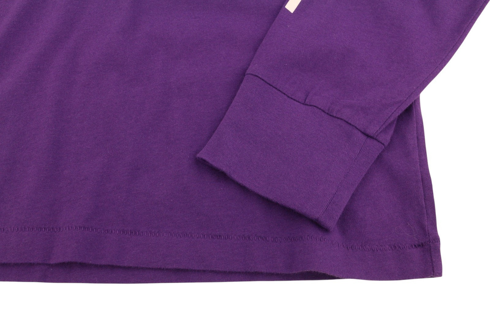 AMERICAN EAGLE OUTFITTERS Men T-Shirt M Purple Cotton Tricot Crew Long Sleeve