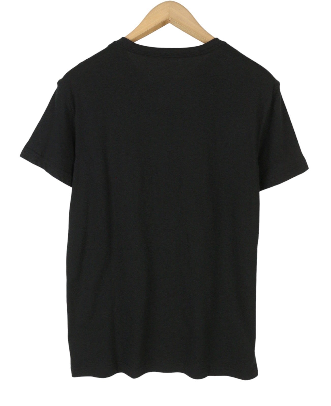 AMERICAN EAGLE OUTFITTERS Classic Fit Men T-Shirt M Black Patterned Short Sleeve