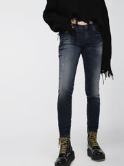 DIESEL Gracey-Ne 0686W Women Jeans W23 Sweat Jogg Slim Cotton Stretch Blue Girls