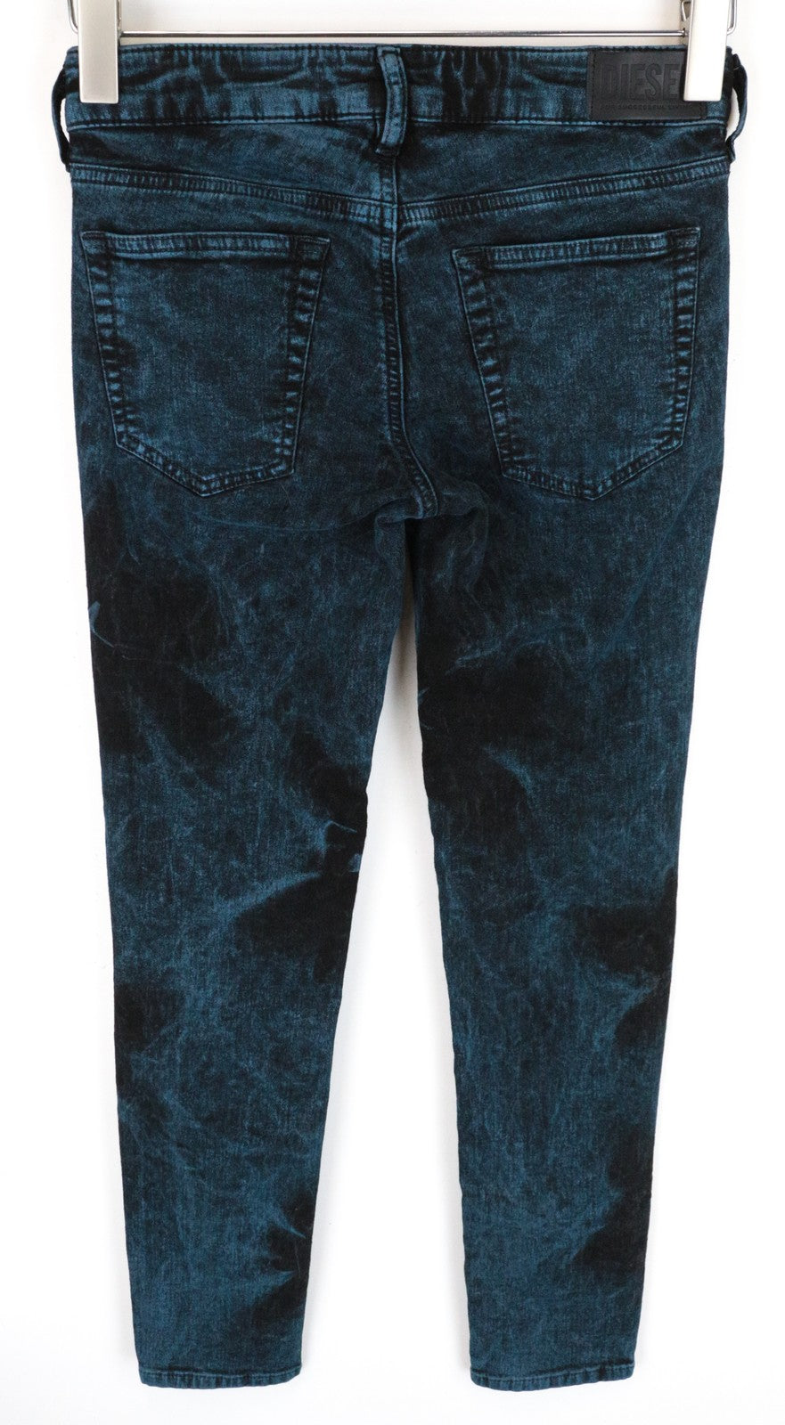 DIESEL D-Ollies-SP-NE 084AF Women Jeans W23 Sweat Jogg Slim Blue Girls Stretch