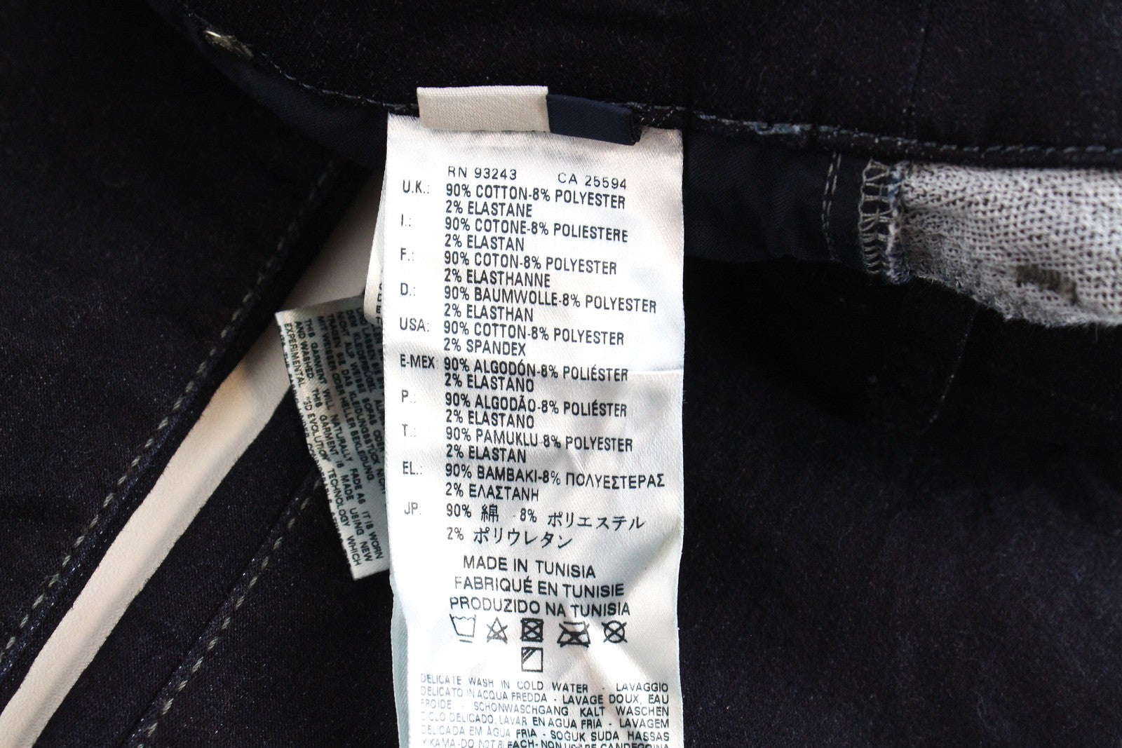 DIESEL Grupee-NE 0600V Women Jeans W25 Jogg Sweat Stretch Blue Slim Skinny Fit