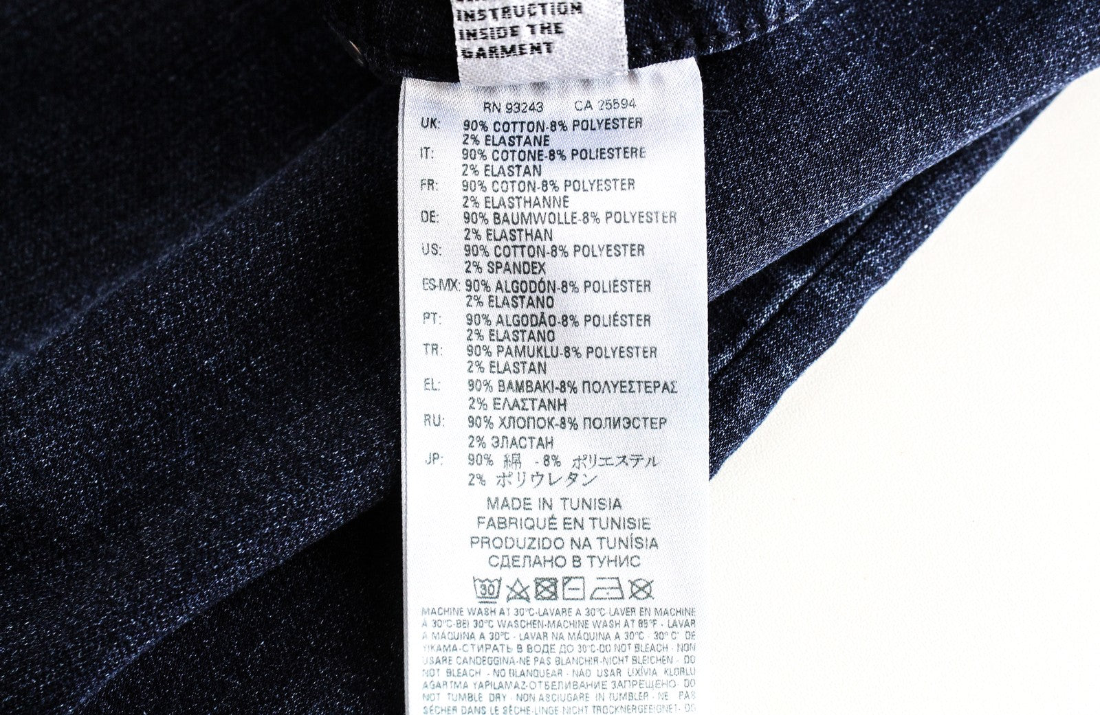 DIESEL Widee-NE 0686X Women Jeans W23 Girls Straight Blue Jogg Sweat Cropped