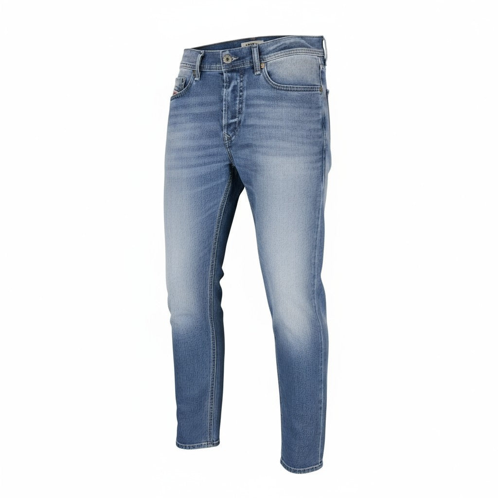 DIESEL Tepphar 0842H Men Jeans W27/L32 Slim Carrot Fit Blue Cotton Stretch Boys