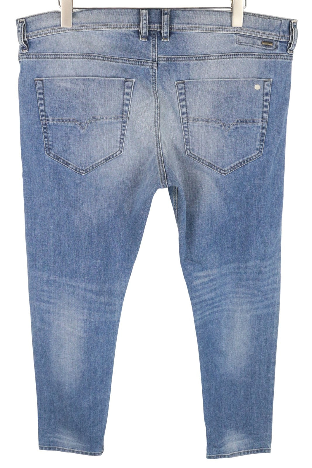 DIESEL Tepphar 0842H Men Jeans W40/L32 Slim Carrot Fit Blue Cotton Stretch