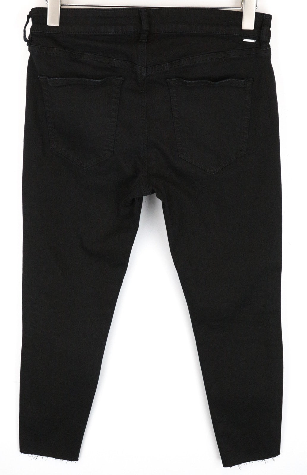 DIESEL Slandy-Ankle 084EX Women Jeans W33/L32 Super Slim Skinny Black Distressed