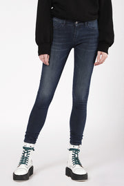 DIESEL Slandy 0681G Women Jeans W25/L30 Super Slim-Skinny Fit Blue Stretch