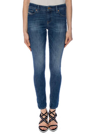 DIESEL Slandy 088AV Women Jeans W25/L30 Super Slim Skinny Blue Cotton Stretch