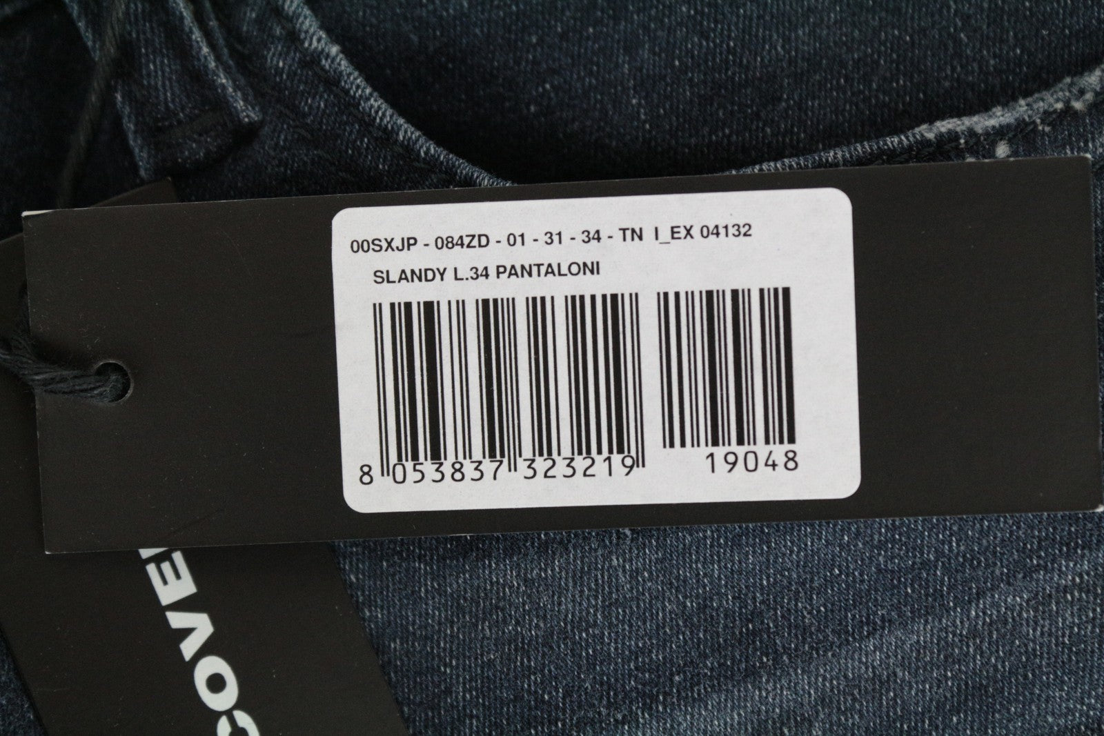 DIESEL Slandy 084ZD Women Jeans W31/L34 Super Slim-Skinny Blue Cotton Stretch