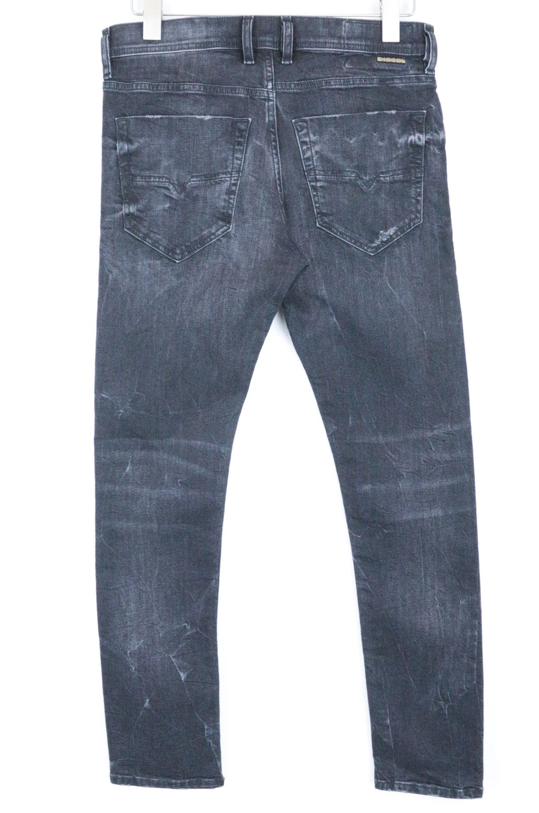 DIESEL Tepphar 069DV Men Jeans W28/L30 Slim Carrot Blue Cotton Stretch Ripped