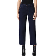 DIESEL Niclah 084CG Women Jeans W25/L32 Straight Blue Cotton Stretch High Waist