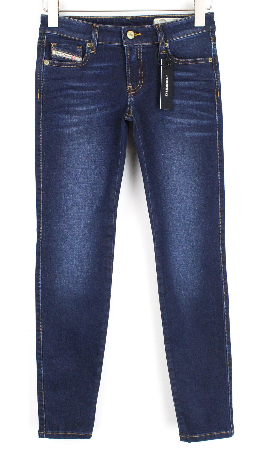 DIESEL Gracey RM001 Women Jeans W25/L30 Slim Skinny Fit Blue Cotton Stretch