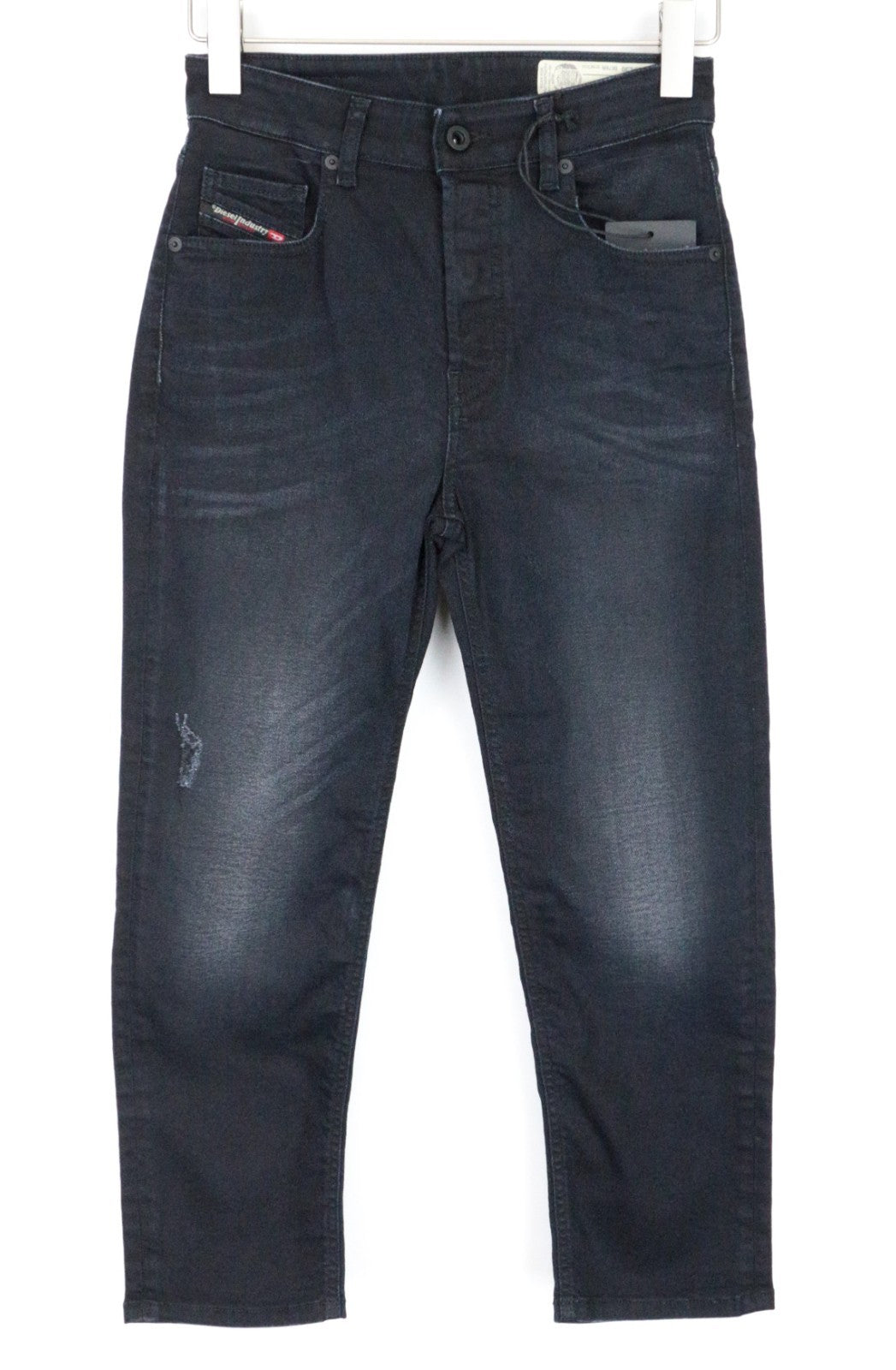 DIESEL Aryel 0679R Women Jeans W26/L32 Straight Navy Blue Cotton Stretch