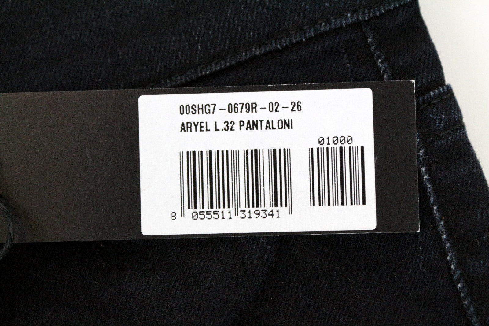 DIESEL Aryel 0679R Women Jeans W26/L32 Straight Fit Navy Blue Cotton Stretch