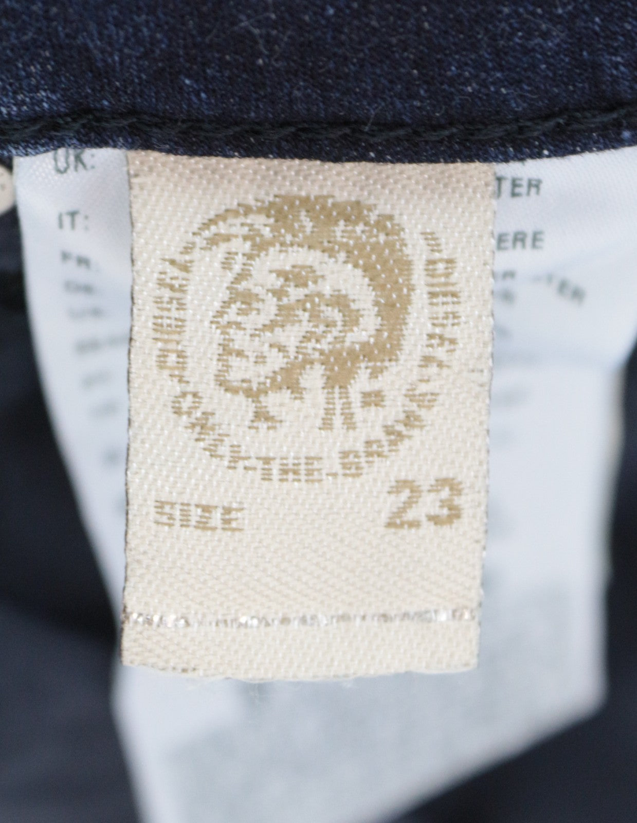 DIESEL Fayza-Ne 0687D Women Jeans W23 Sweat Jogg Boyfriend Blue Cotton Girls