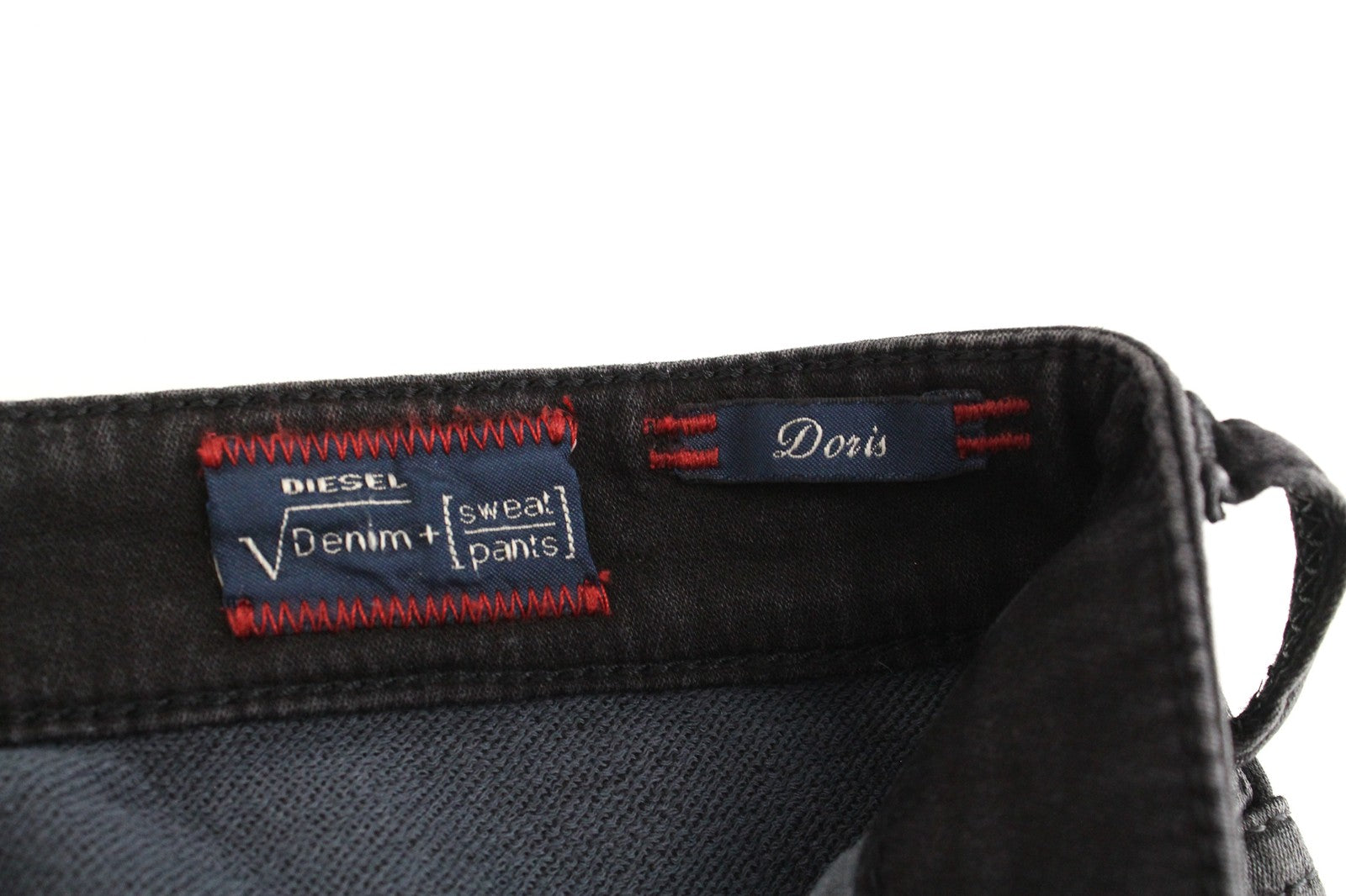 DIESEL Doris-NE 0837C Women Jeans W24 Sweat Jogg Skinny Fit Blue Coated Girls