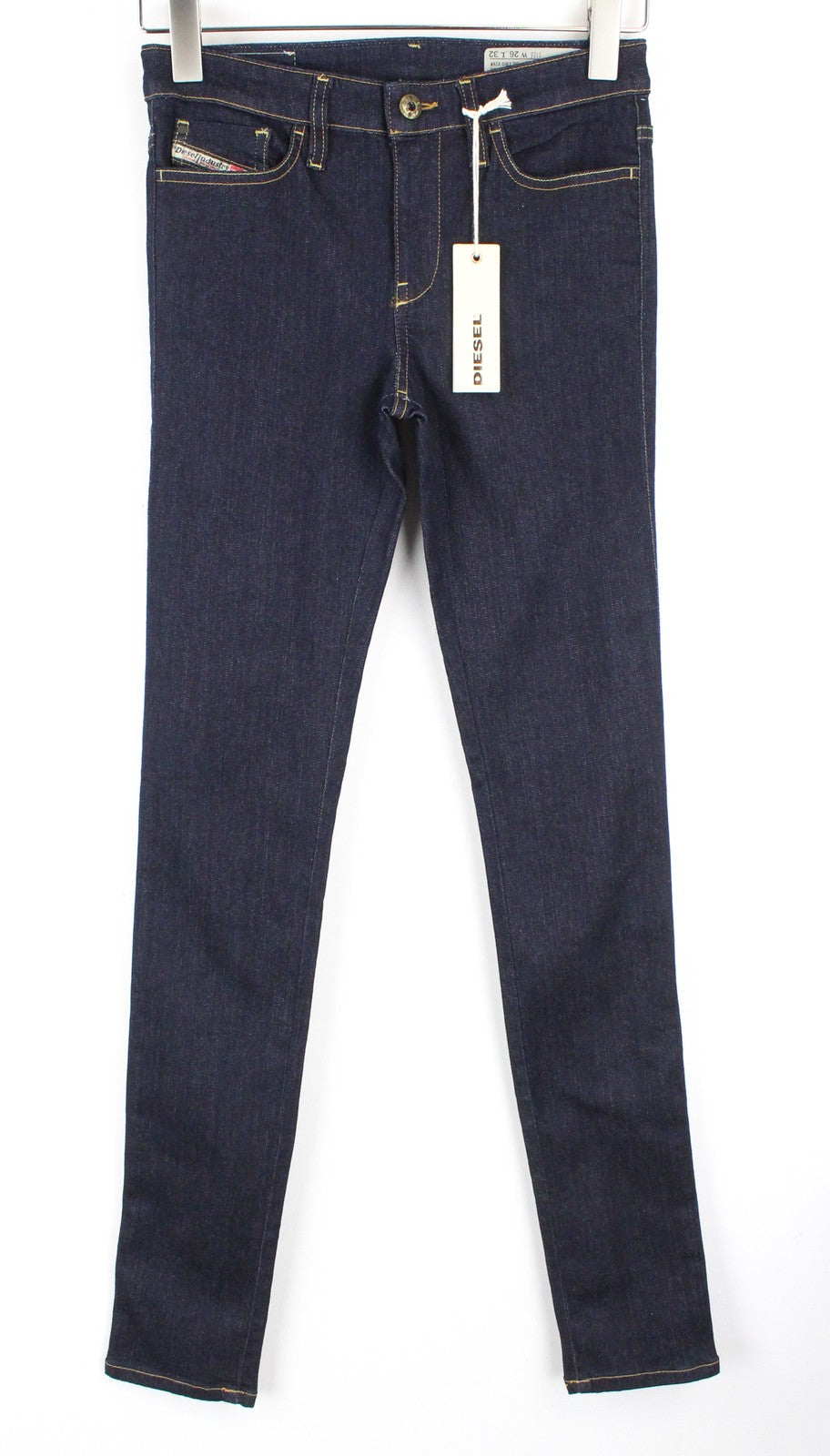 DIESEL Skinzee 0813C Women Jeans W26/L32 Super Slim-Skinny Blue Denim Stretch