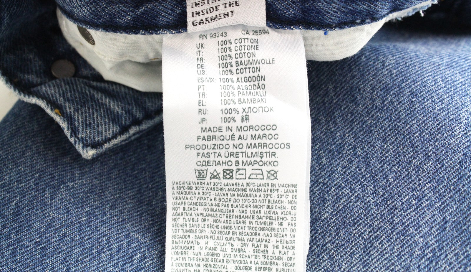 DIESEL Widee 080AN Women Jeans W24/L30 Straight Fit Blue Pure Cotton Girls