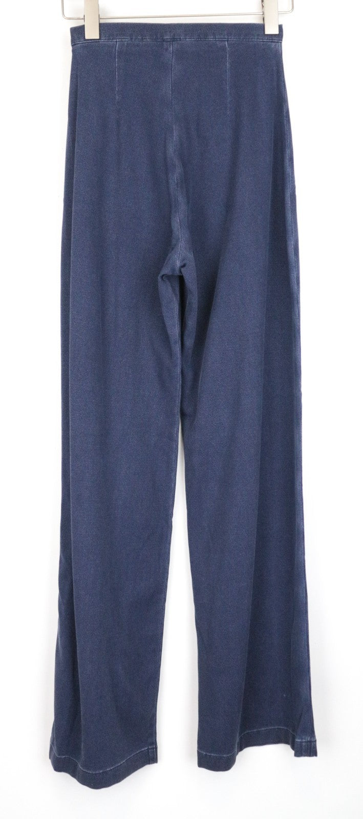 DENHAM Palazzo Women Trousers 2XS Wide Stretch Indigo Blue Denim Look