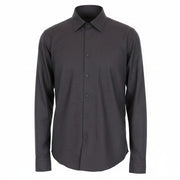 RICHMOND Men Shirt M/L Navy Pure Cotton Dot Patterned Long Sleeve Button-Up