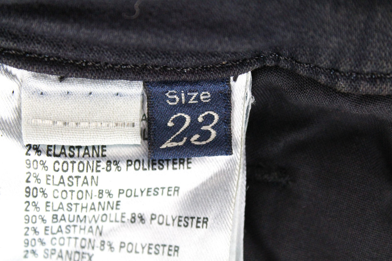 DIESEL Grupee-NE 0669Q Women Jeans W23 Sweat Jogg Super Slim Navy Girls Stretch