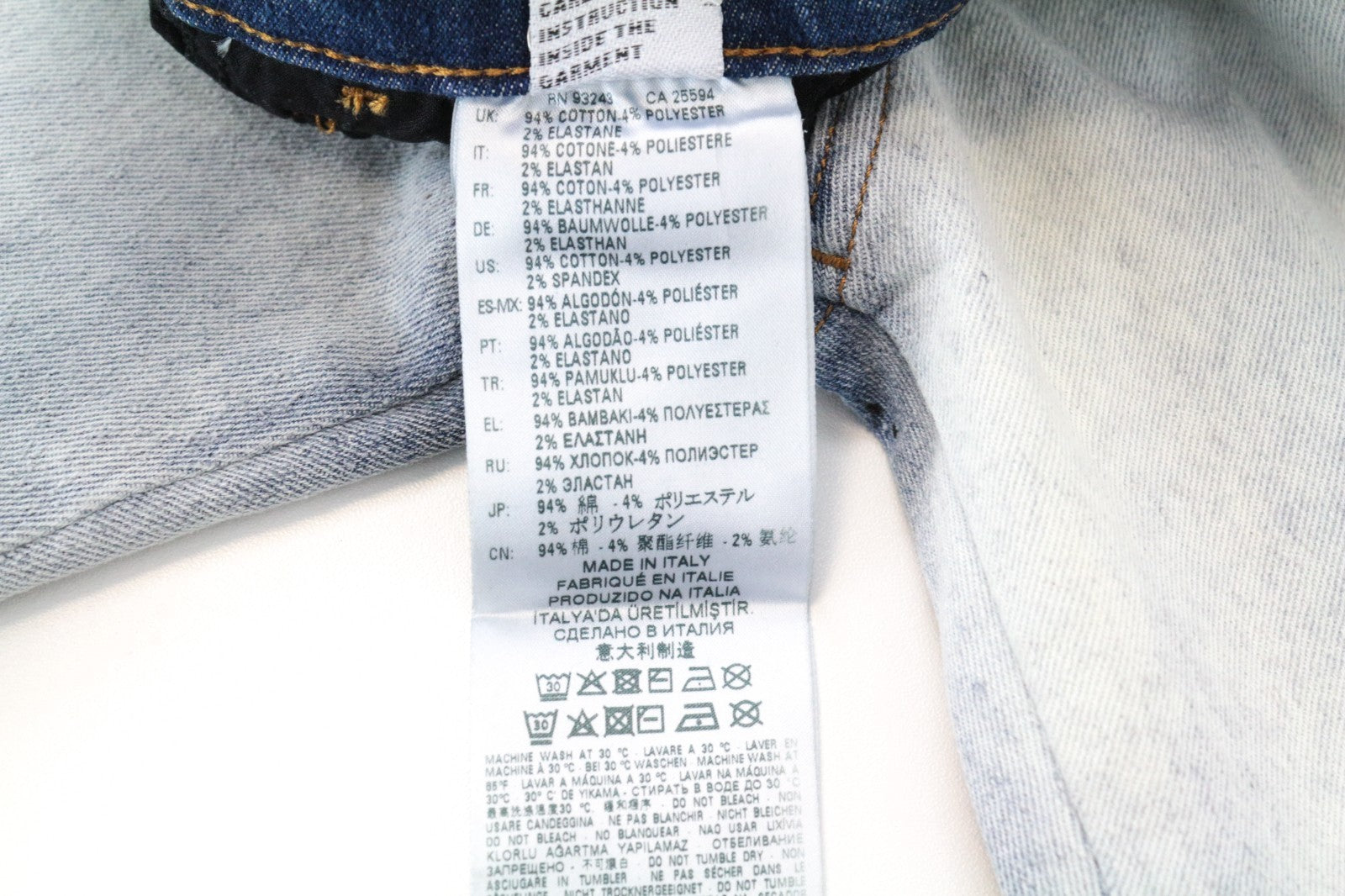 DIESEL Slandy-High-SP 0890M Women Jeans W27/L32 Super Skinny Faded Blue Stretch
