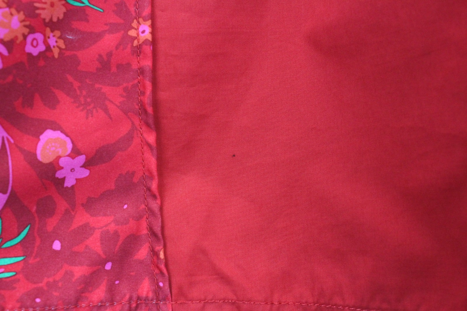 DESIGUAL Chaq Delphine Women Jacket 42 Mid-Length Lined Flower Patterned