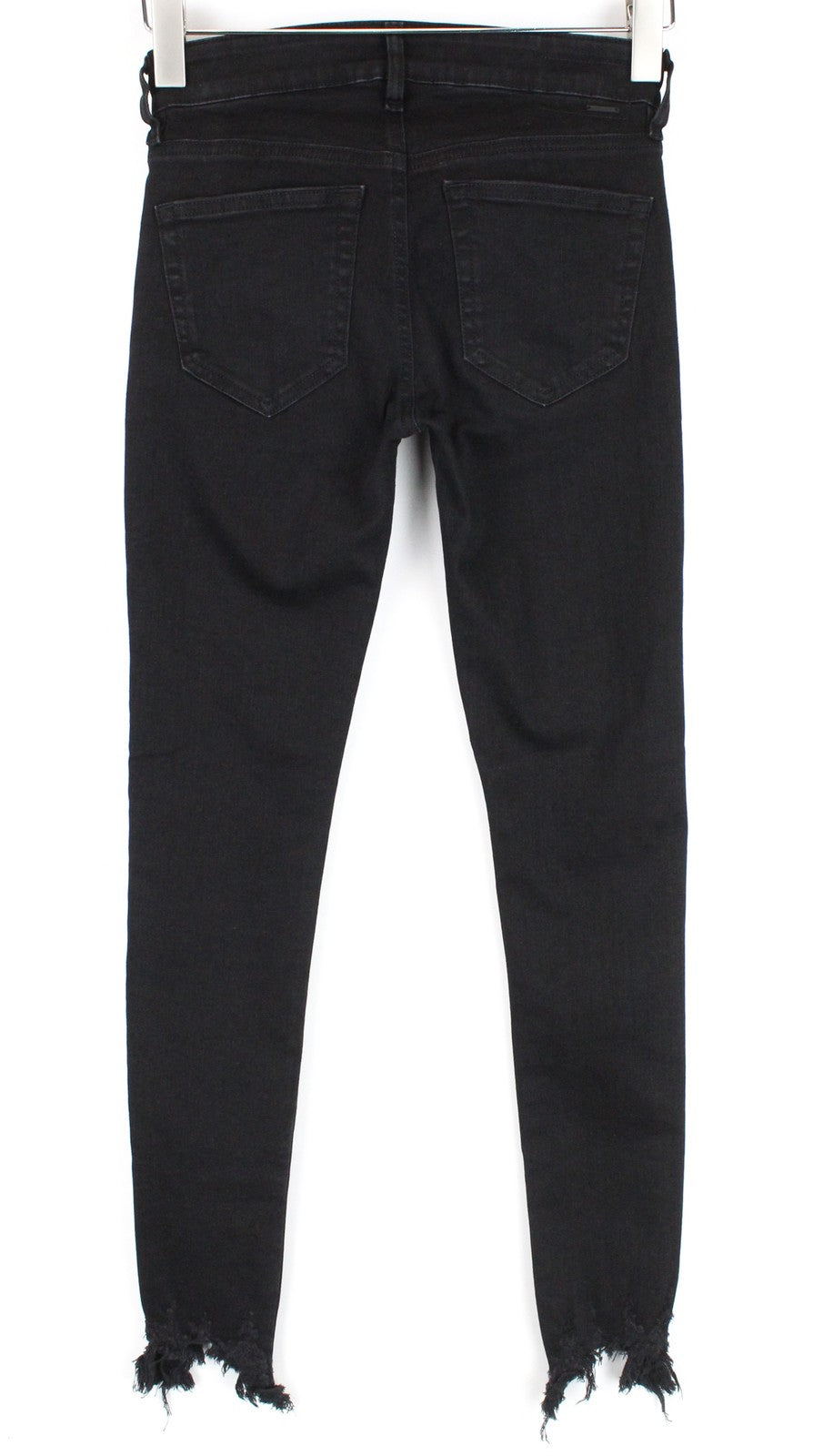 DIESEL Slandy 085AV Women Jeans W25/L30 Super Slim Skinny Fit Distressed Hems
