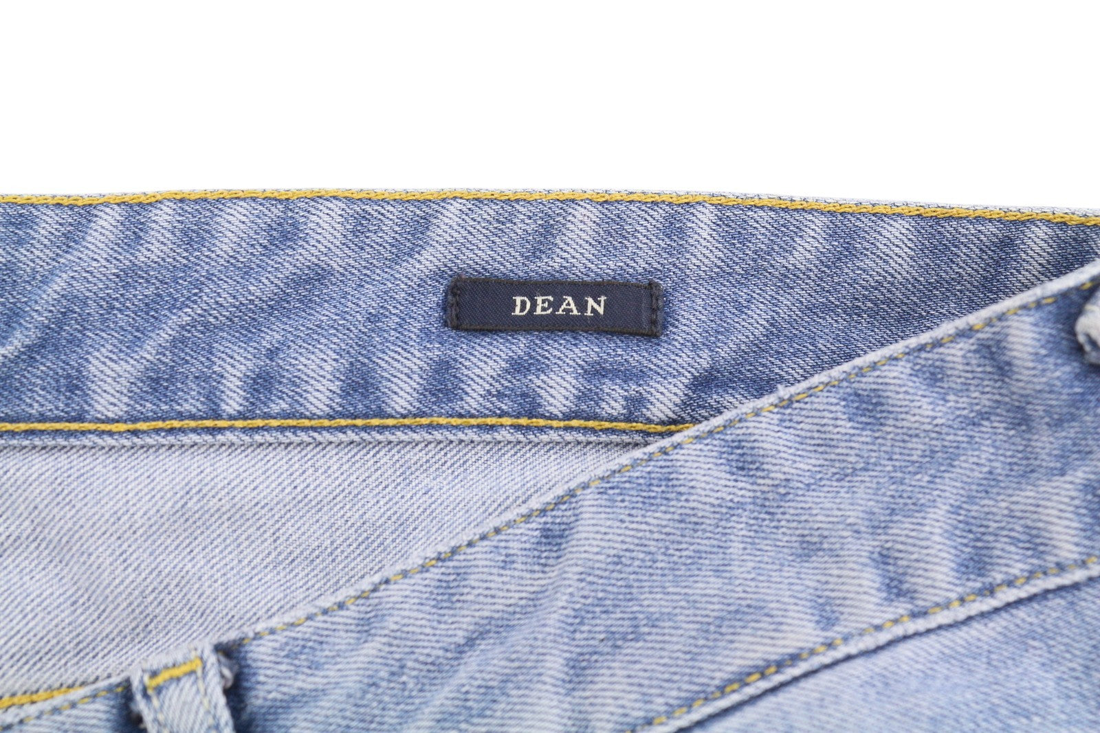 SCOTCH & SODA Dean Men Jeans W34/L30 Blue Whiskers Faded Loose Tapered Fit