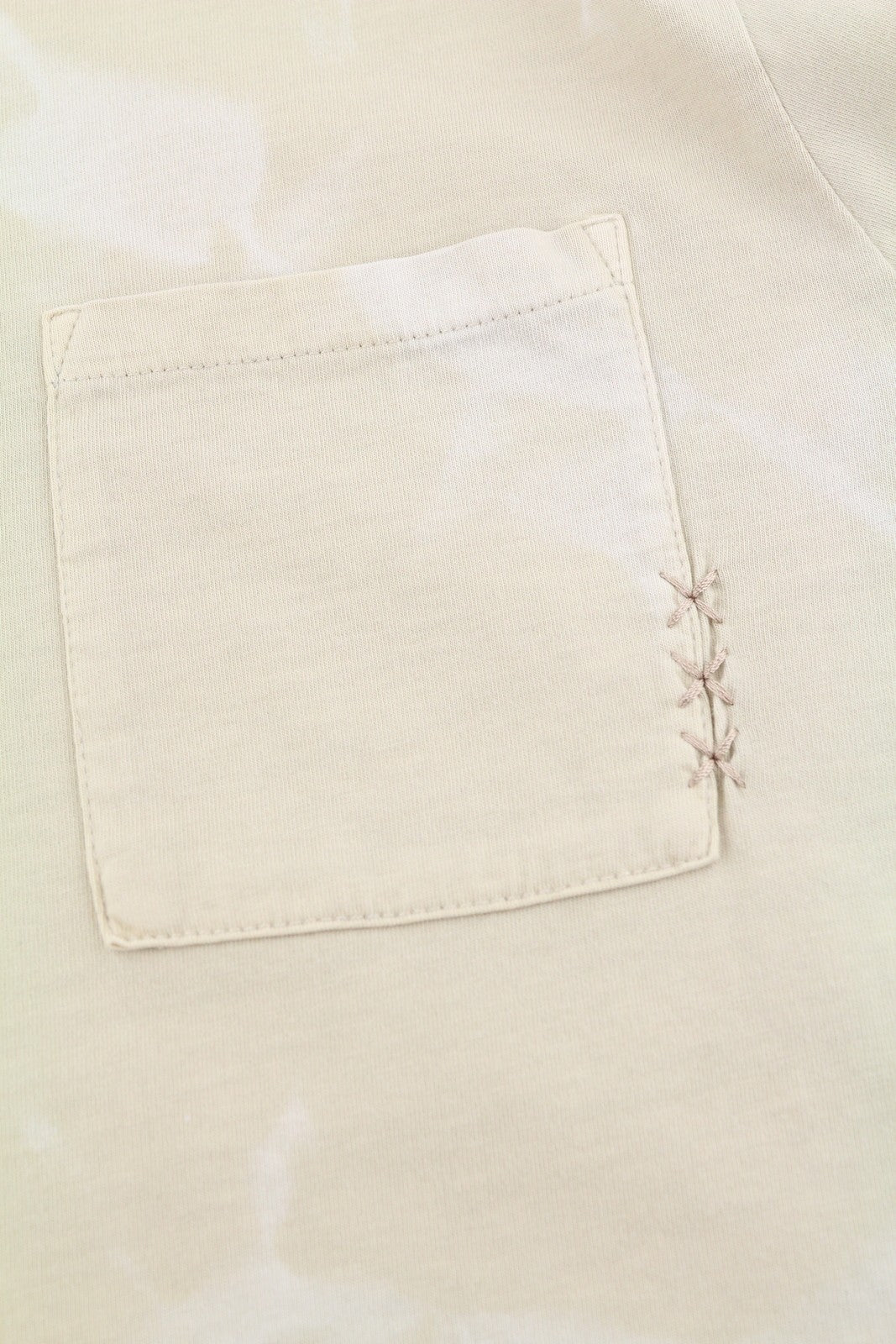 SCOTCH & SODA Men T-Shirt M Beige Patterned Crew Neck Tricot Short Sleeve