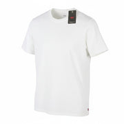 LEVI'S Relaxed Men T-Shirt S White Cotton Tricot Crew Short Sleeved