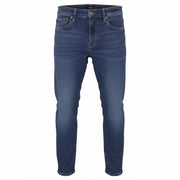 G-STAR 3301 Slim Men Jeans W28/L32 Blue Whiskers Faded Button Fly