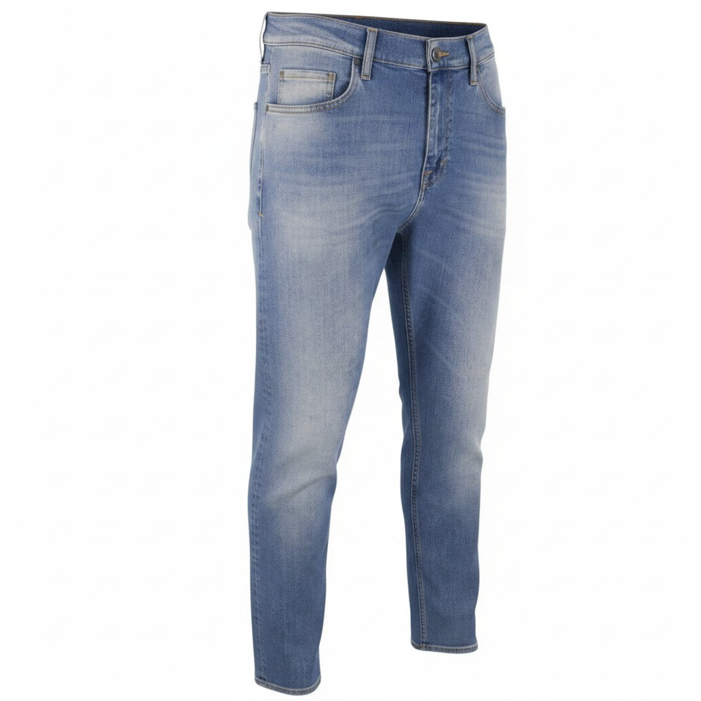TIGER OF SWEDEN Pistolero Dallas Men Jeans W32/L34 Blue Whiskers Faded Slim Fit