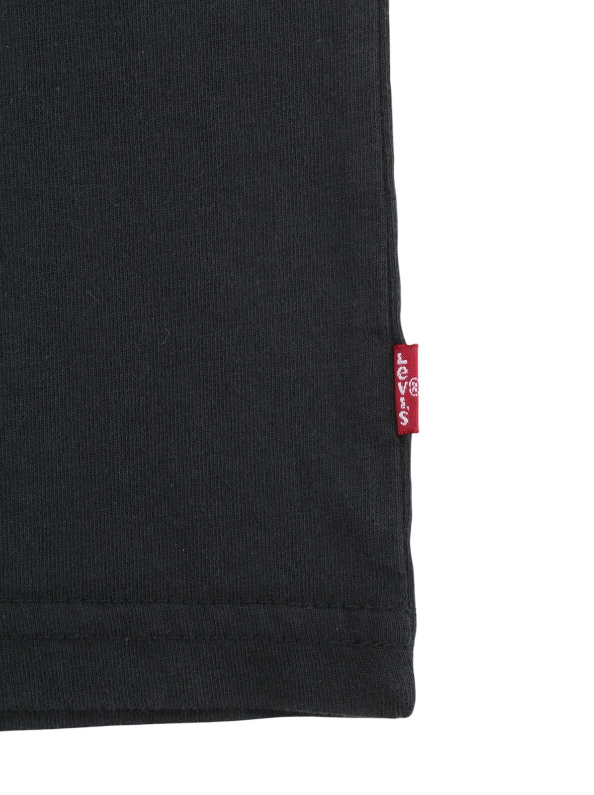 LEVI'S Relaxed Men T-Shirt 2XL Black Tricot Cotton Crew Neck Short Sleeve