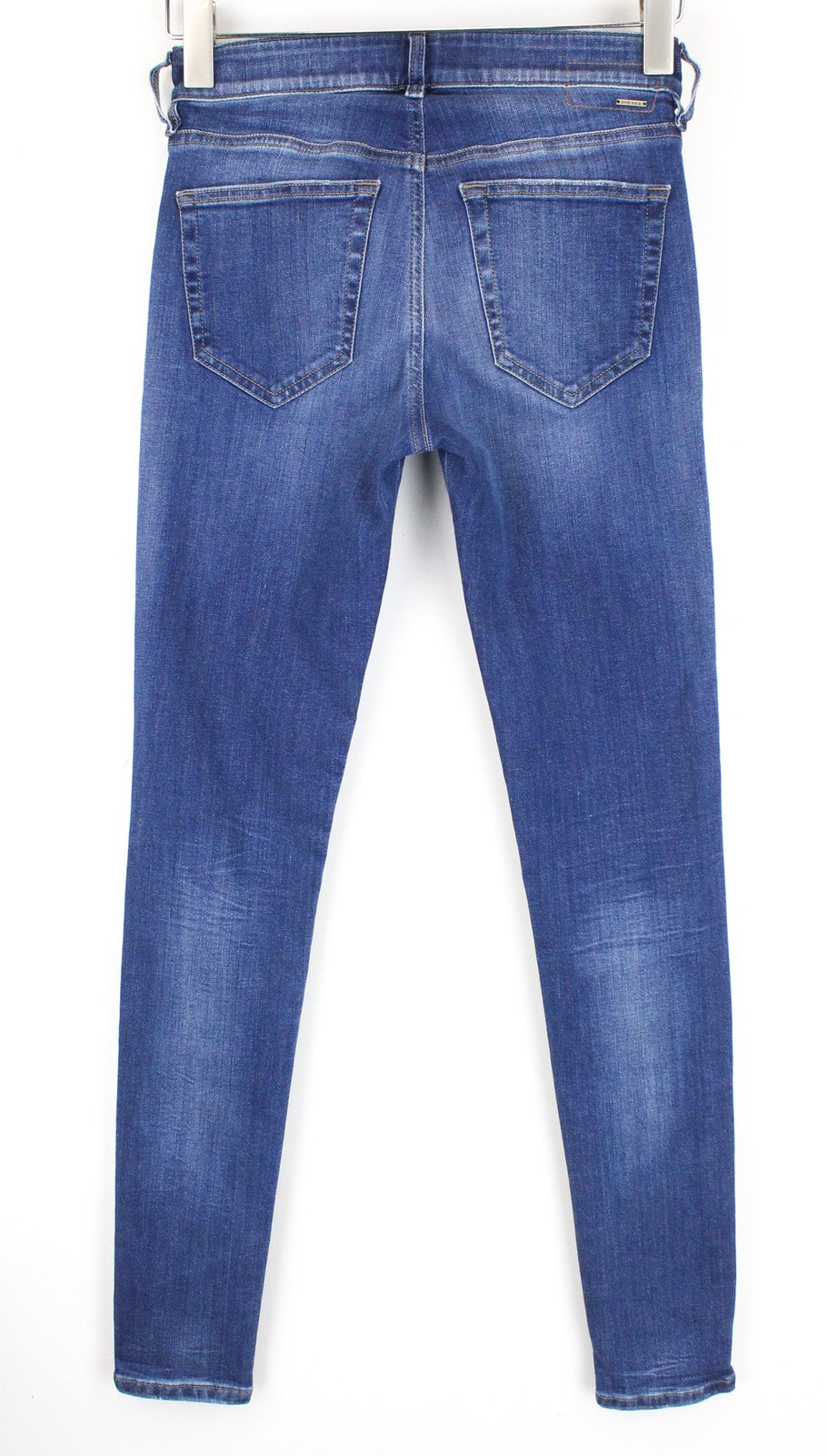 DIESEL Slandy 0826F Women Jeans W27/L32 Denim Blue Slim Skinny Regular Waist