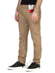 DIESEL D-Vider 069MQ Men Jeans W29/L32 Button-Fly Stretch Brown Carrot