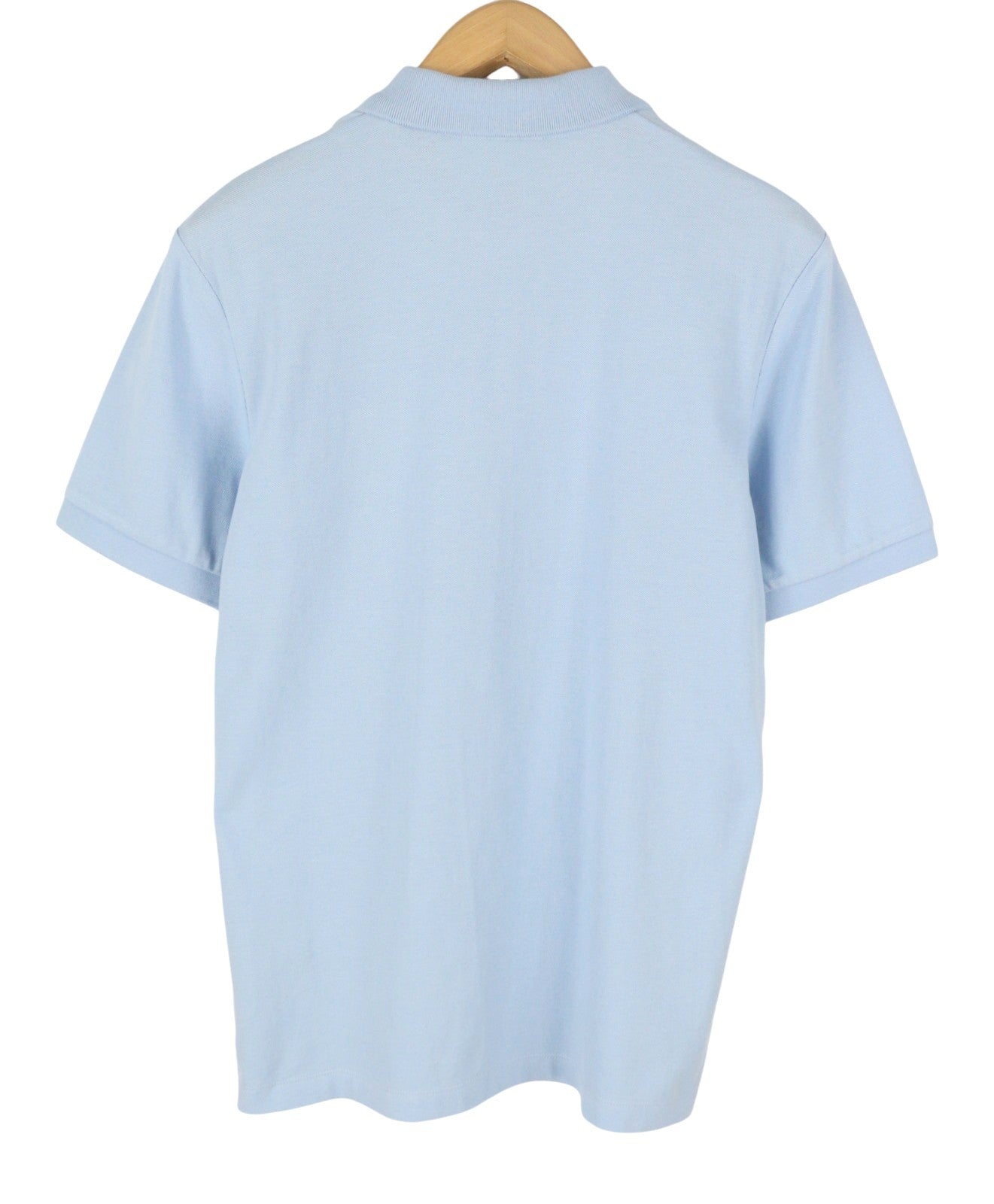 SCOTCH & SODA Men Polos M Blue Half Button Cotton Short Sleeved