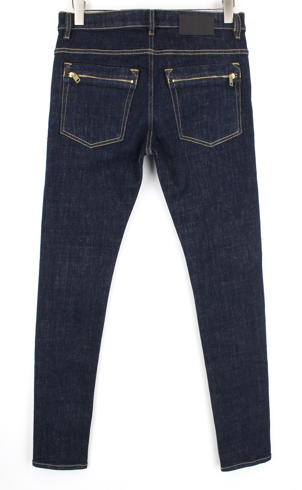 DIESEL D-Amny 089AC Men Jeans W28/L32 Zip-Fly Denim Skinny Dark Blue Stretch