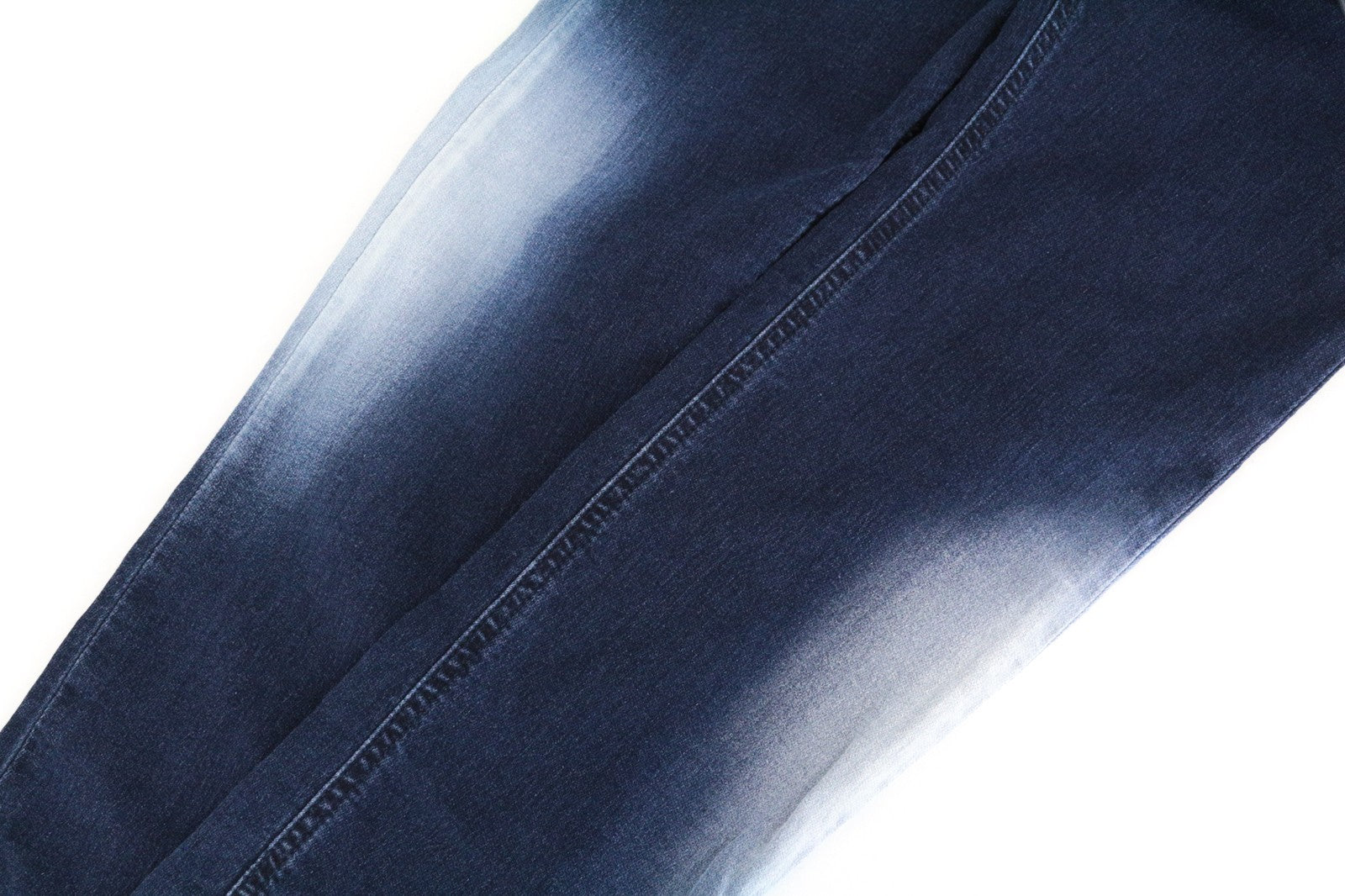 DIESEL Krooley-NE 0687D Men Jeans W28 Sweat Jogg Tapered Contrasting Blue Denim